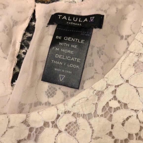 Aritzia Talula Betsy Lace Short Sleeve Top | Ivory - Picture 3 of 4